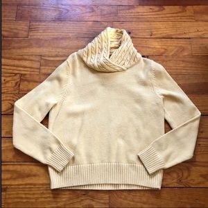 EUC VTG 80s Canary Yellow Knit Jeanne Pierre Sweater